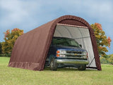 ShelterLogic Heavy Duty Waterproof Round Style Auto Shelter with UV Protection, 12x24x10-ft image 4