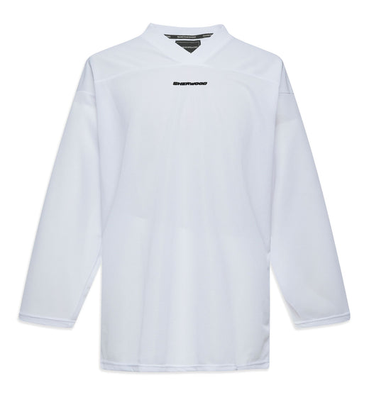 Sherwood Mesh Practice Hockey Jersey, Junior, White, Assorted Sizes