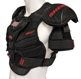 Sherwood Rekker SWD Defender Hockey Shoulder Pads, Women, Black/Red, Assorted Sizes