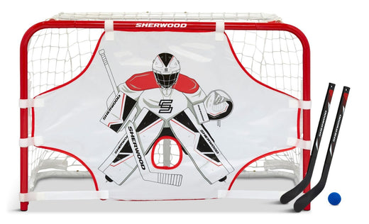 Sherwood/Hockey Canada Steel Mini Hockey Net Set, 5-pc