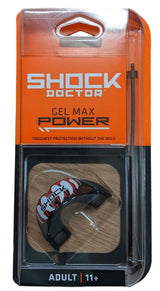 Shock Doctor Gel Max Power Mouthguard, Junior/Senior, Red Drip Fang image 2