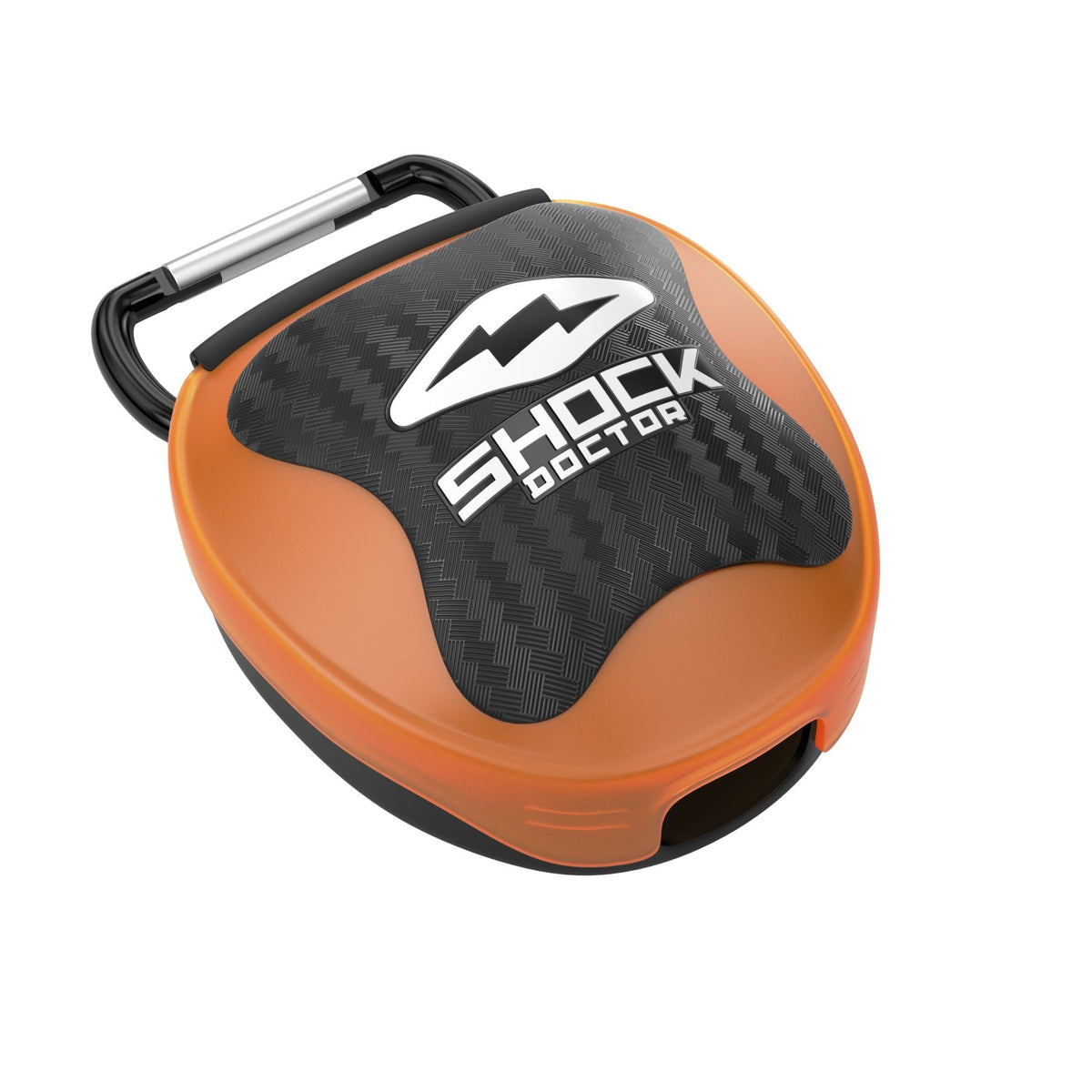 Shock Doctor Mouthguard Case, Orange/Black, One Size Fits Most