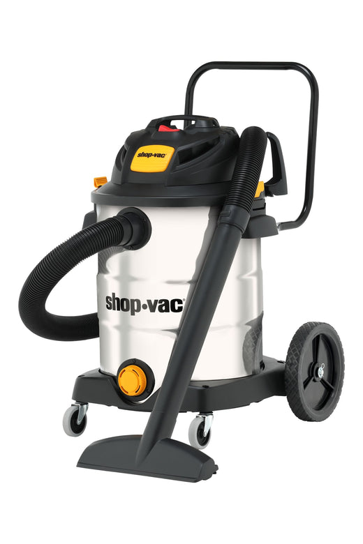 Shop-Vac 6.5 SVX2 Peak HP Stainless Steel Wet/Dry Shop Vacuum with Hose & Accessories, 60.5-L