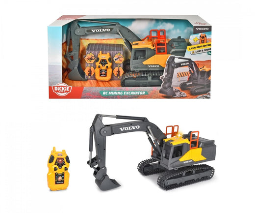 Simba Dickie RC Excavator Construction Toy with Effects for Ages 3+