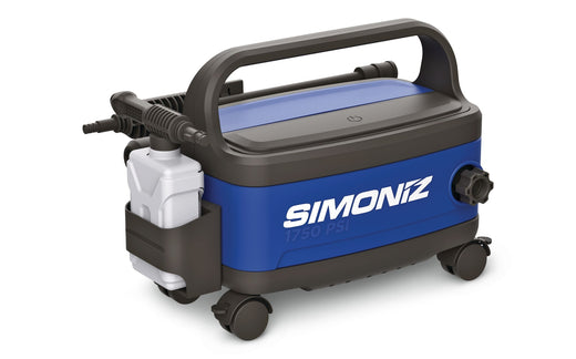 SIMONIZ 1750 PSI 1.8 GPM Wheeled Electric Pressure Washer with Foam Blaster