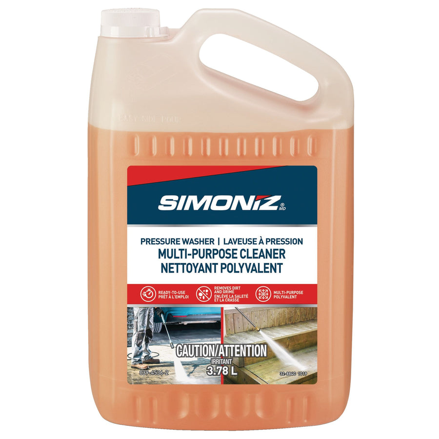 Simoniz Non-Toxic All-Purpose Ready-to-Use Pressure Washer Detergent, 3.78L