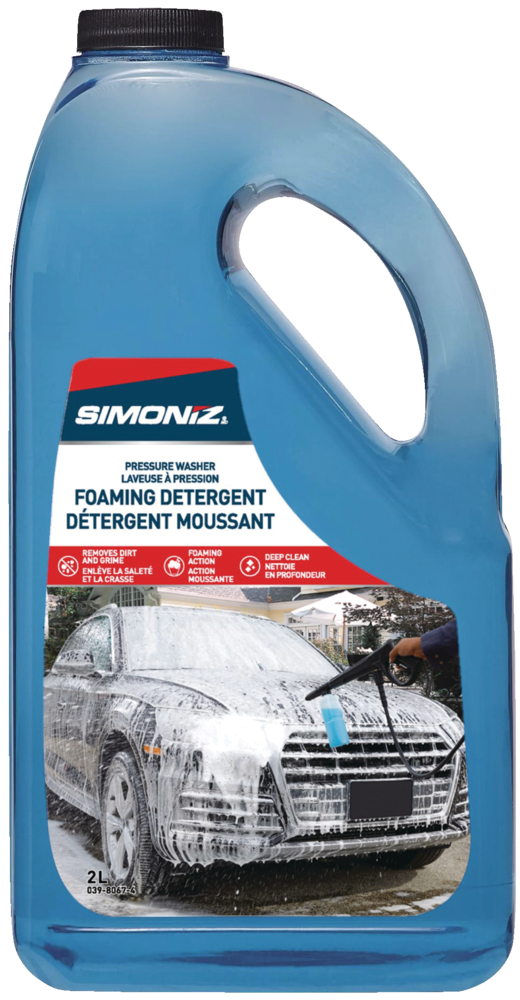 Simoniz Non-Toxic Foaming Pressure Washer Detergent for Vehicles & Boats, Concentrate, 2L