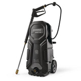 Simoniz Platinum 2100 PSI 1.5 GPM Corded Cold Water Wheeled Brushed Electric Pressure Washer with Foam Blaster