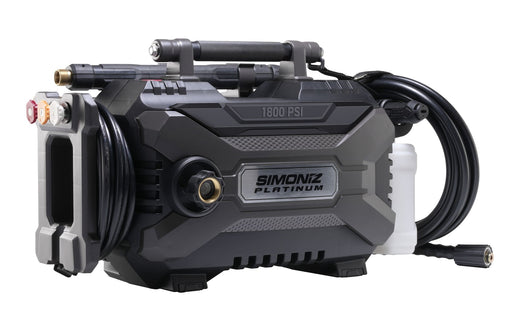 Simoniz Platinum1800 PSI 2.0 GPM Corded Cold Water Brushed Electric Pressure Washer with Foam Blaster