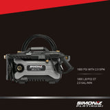 Simoniz Platinum1800 PSI 2.0 GPM Corded Cold Water Brushed Electric Pressure Washer with Foam Blaster image 3