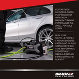 Simoniz Platinum1800 PSI 2.0 GPM Corded Cold Water Brushed Electric Pressure Washer with Foam Blaster image 4