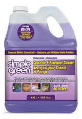 Simple Green Concrete & Pavement Pressure Washer Detergent, 4L