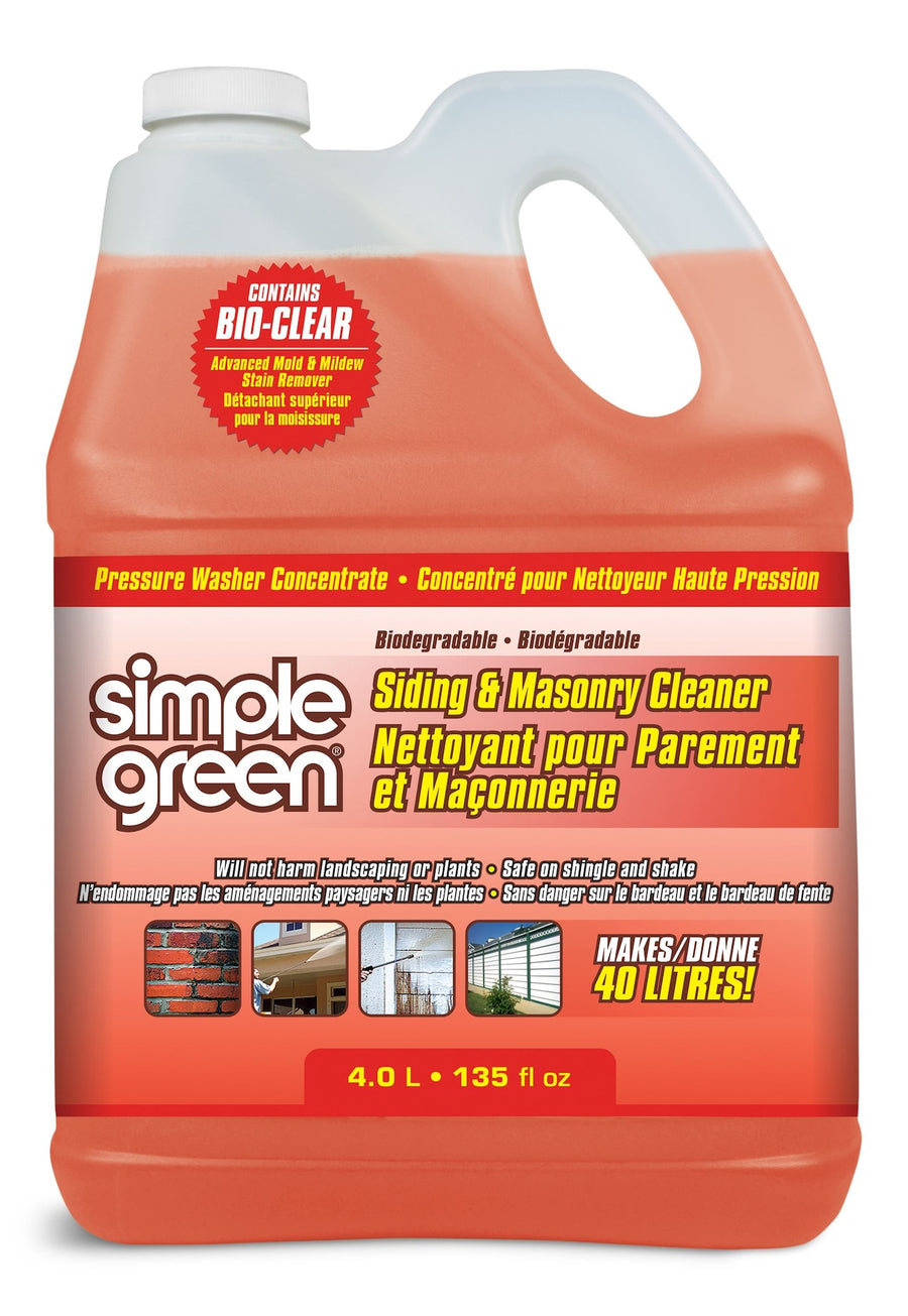 Simple Green Siding & Masonry Pressure Washer Detergent, 4L