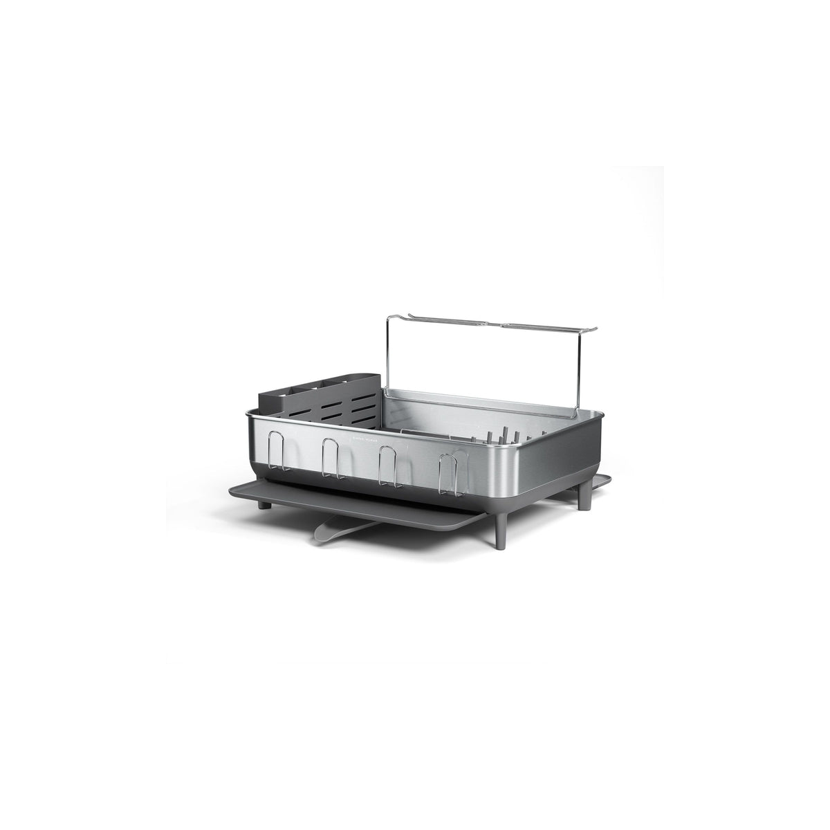 Simplehuman Large Steel Frame Dish Rack, Brushed Finish