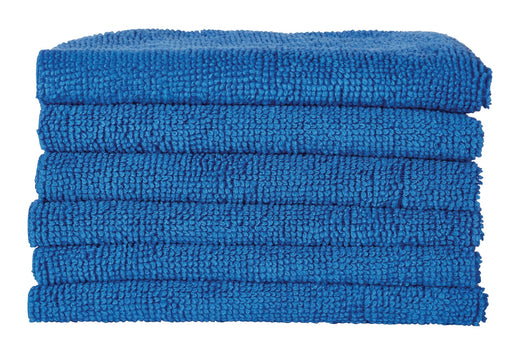 Simplicite All-Purpose Machine Washable Microfibre Cloths, Blue, 40-pk