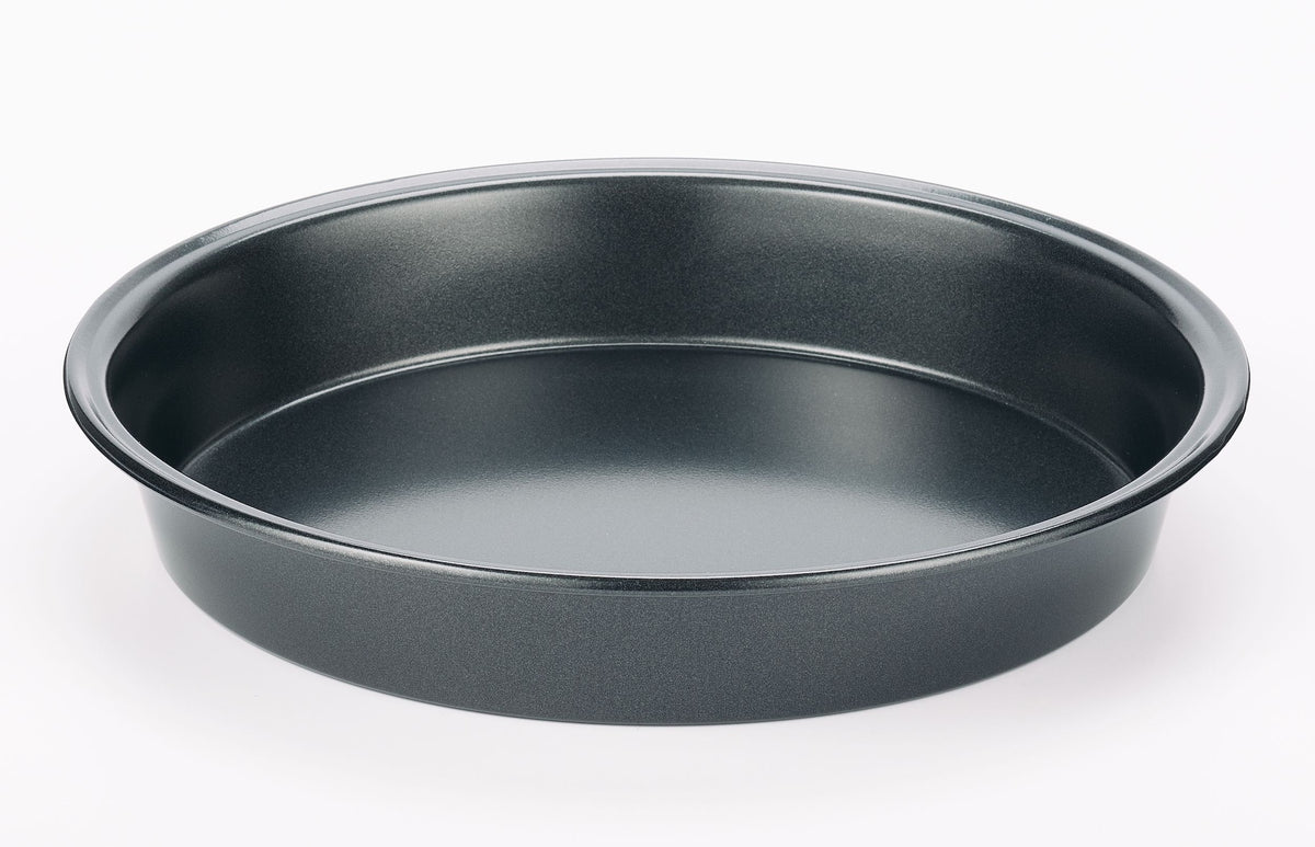 Simplicite Round Dark Grey Non-Stick Carbon Steel Cake Pan
