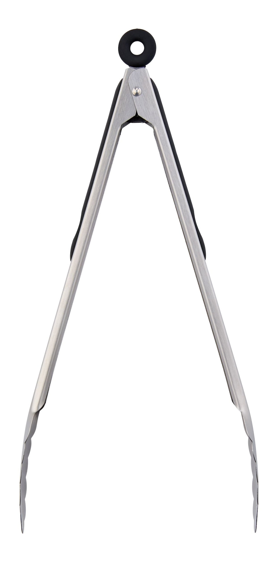 Simplicite Stainless Steel Tongs with Locking Mechanism, 12-in