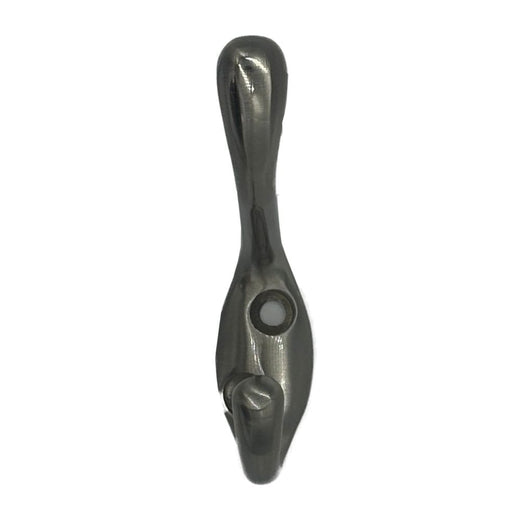 Single Hook, 3.5", Matte Nickel, 3pk