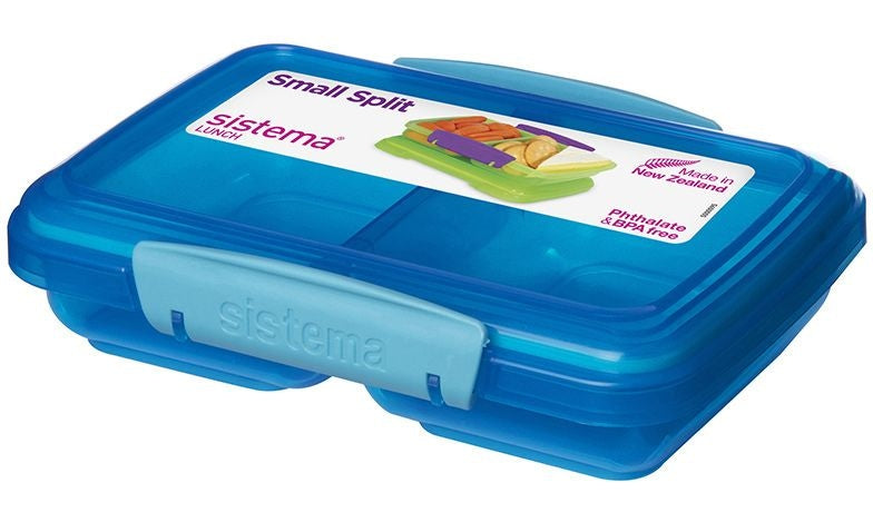 Sistema Small Split To Go Food Storage Container, 350 mL (11.8 oz), BPA-Free