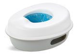 Skip Hop Go Time 3-in-1 Potty Training Toilet, White, Ages 18m+
