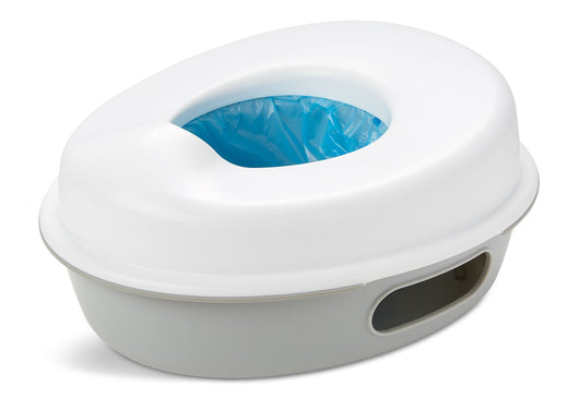Skip Hop Go Time 3-in-1 Potty Training Toilet, White, Ages 18m+
