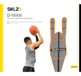 SKLZ D-Man Portable Height-Adjustable Hands-Up Defensive Mannequin, Basketball Training Aid image 3
