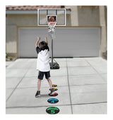 SKLZ Shot Spotz Indoor/Outdoor Numbered Basketball Training Markers with Digital Timer image 3