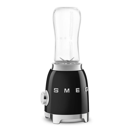 SMEG 300W Stainless Steel Personal Jar Blender, Black
