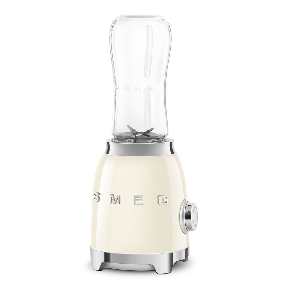 SMEG 300W Stainless Steel Personal Jar Blender, Cream