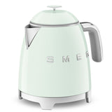 Smeg 50's 1400W Retro Style Electric Mini Countertop Kettle with Cordless Base, Pastel Green, 0.8-L
