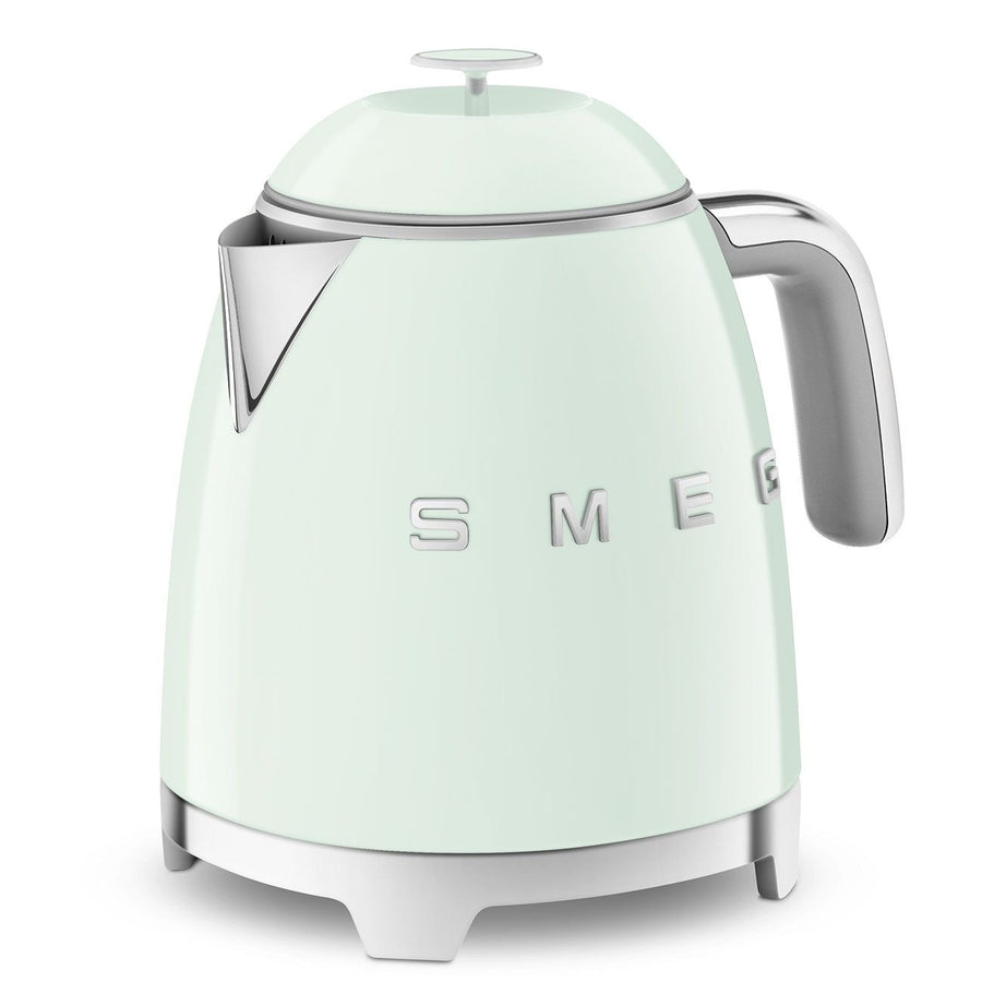 Smeg 50's 1400W Retro Style Electric Mini Countertop Kettle with Cordless Base, Pastel Green, 0.8-L
