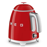 Smeg 50's 1400W Retro Style Electric Mini Countertop Kettle with Cordless Base, Red, 0.8-L image 2