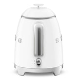 Smeg 50's 1400W Retro Style Electric Mini Countertop Kettle with Cordless Base, White, 0.8-L image 3