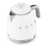 Smeg 50's 1400W Retro Style Electric Mini Countertop Kettle with Cordless Base, White, 0.8-L image 7