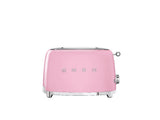 Smeg 50's Retro Style Wide Slot Pop Up Electric Toaster with 6 Settings, 2-Slice, Pink image 2