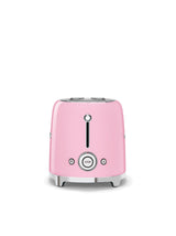 Smeg 50's Retro Style Wide Slot Pop Up Electric Toaster with 6 Settings, 2-Slice, Pink image 3
