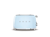 Smeg 50s Retro Style Wide Slot Pop-up Toaster, 4-Slice, Pastel Blue image 3