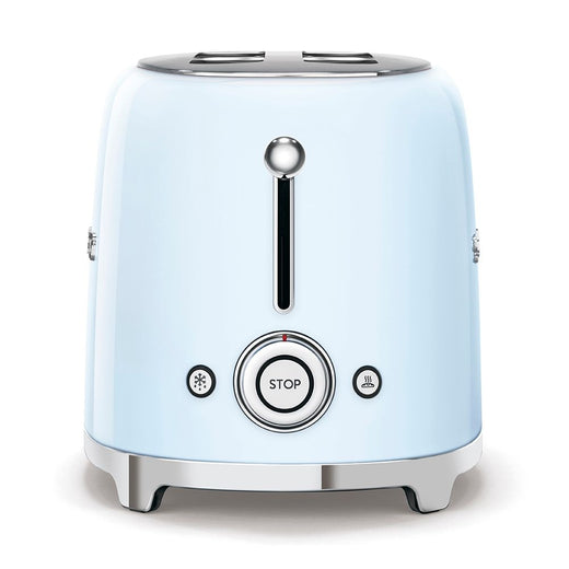 Smeg Retro Style Electric Toaster with Multi-Function Control, Light Blue, 2-Slices