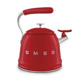 SMEG Traditional Stove Top Whistling Kettle, Red, 2.3-L image 4