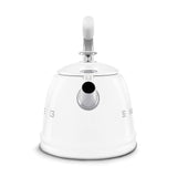 SMEG Traditional Stove Top Whistling Kettle, White, 2.3-L image 6