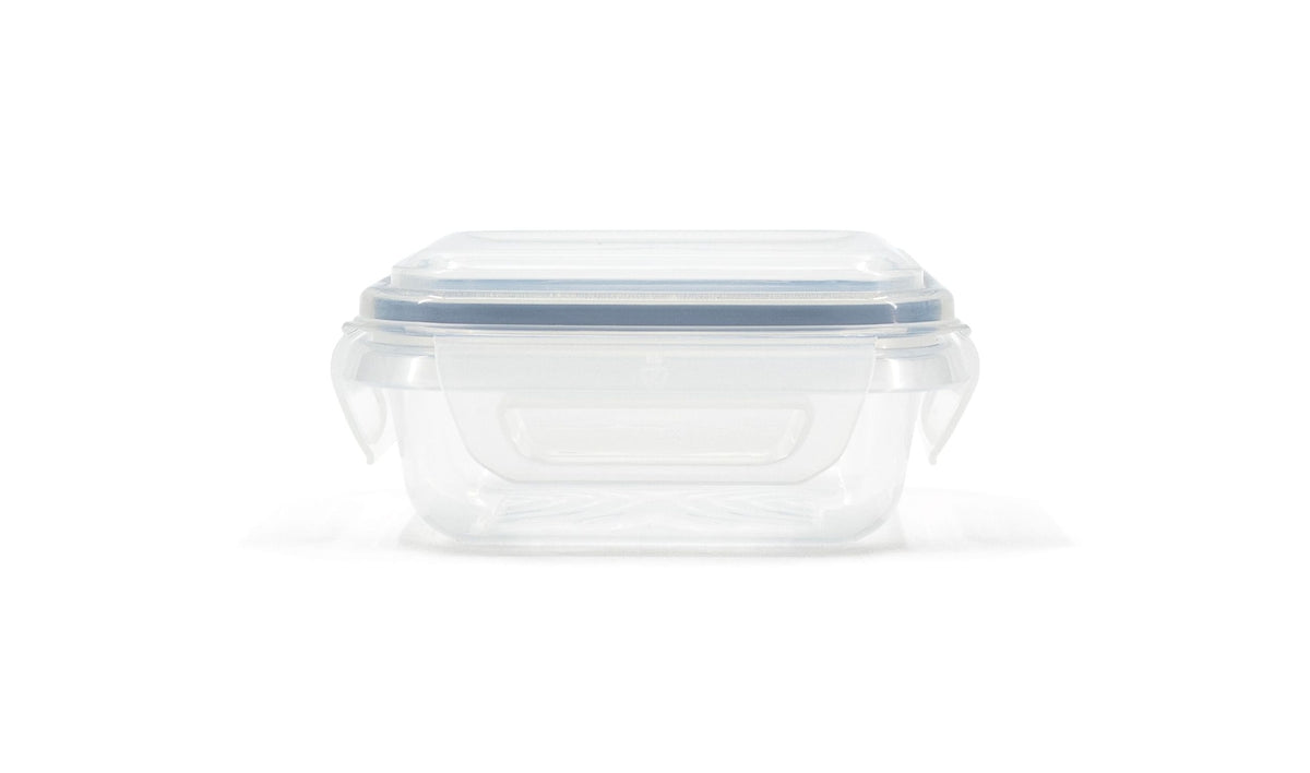 Snaplock Clear Rectangular Clear Food Storage Container, Nestable, 250-mL