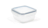 Snaplock Clear Rectangular Clear Food Storage Container with Lid, Nestable, 1.1-L