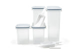 Snaplock Pantry Modular Glasslock Food Storage Container Starter Set, 4-pc