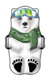 Snow Slider Kids' 1-Person Lightweight Foam Winter Snow Sled/Toboggan with Handles, Assorted image 3