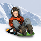 Snow Slider Kids' 1-Person Lightweight Foam Winter Snow Sled/Toboggan with Handles, Assorted image 4