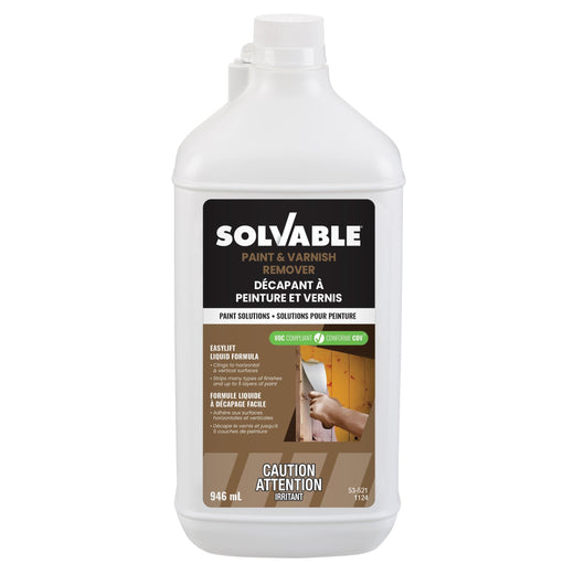 Solvable Professional Restoration Grade Multi-Surface Paint & Varnish Remover, Assorted Sizes
