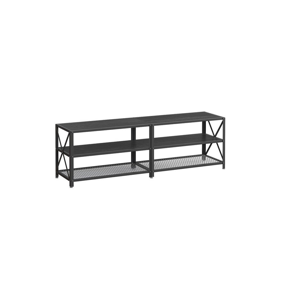 Songmics Home 70-in 3-Tier Industrial Black TV Stand