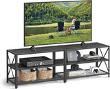 Songmics Home 70-in 3-Tier Industrial Black TV Stand image 2