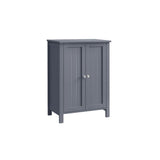 Songmics Home Dove Grey Floor Cabinet with 2 Adjustable Shelves