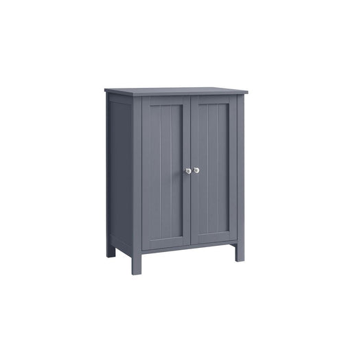 Songmics Home Dove Grey Floor Cabinet with 2 Adjustable Shelves